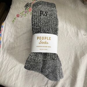 People Socks men’s size L premium Merino Wool below zero socks.